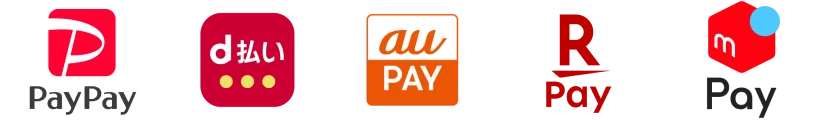 PayPay d払い auPAY RakutenPay MercariPay